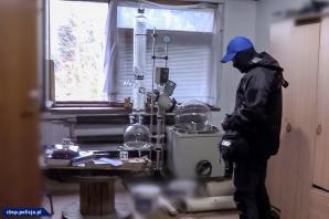 [VIDEO] na Śląsku policja zlikwidowała laboratorium klofedronu