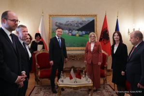 Prezydenci Polski i Albanii w Tiranie o bezpieczeństwie, rozwoju regionu i relacjach dwustronnych