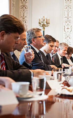 Polityczne spotkanie Prezydenta RP z bokserem