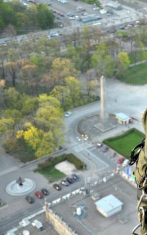 Przed wizytą Papieża ćwiczyli na Pałacu Kultury i Nauki