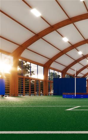 Premier Mateusz Morawiecki i Minister Kamil Bortniczuk ogłosili nowy pilotażowy Program budowy hal sportowych o lekkiej konstrukcji