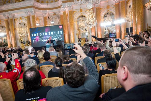 Znamy wynik 25. Finału WOŚP! Zebrano 105 570 801,49 PLN